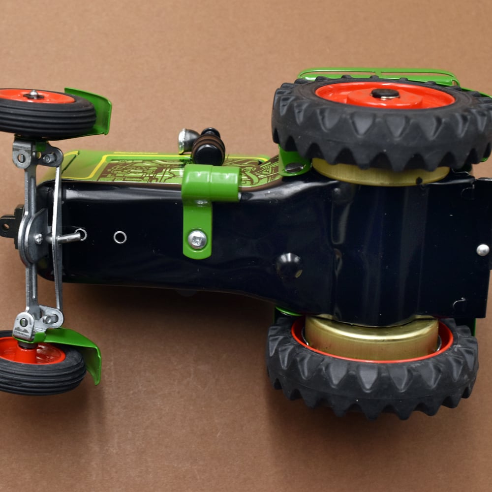 ブリキのおもちゃ トラクター（FENDT）＆ポテトスピナー【商品番号:TTY