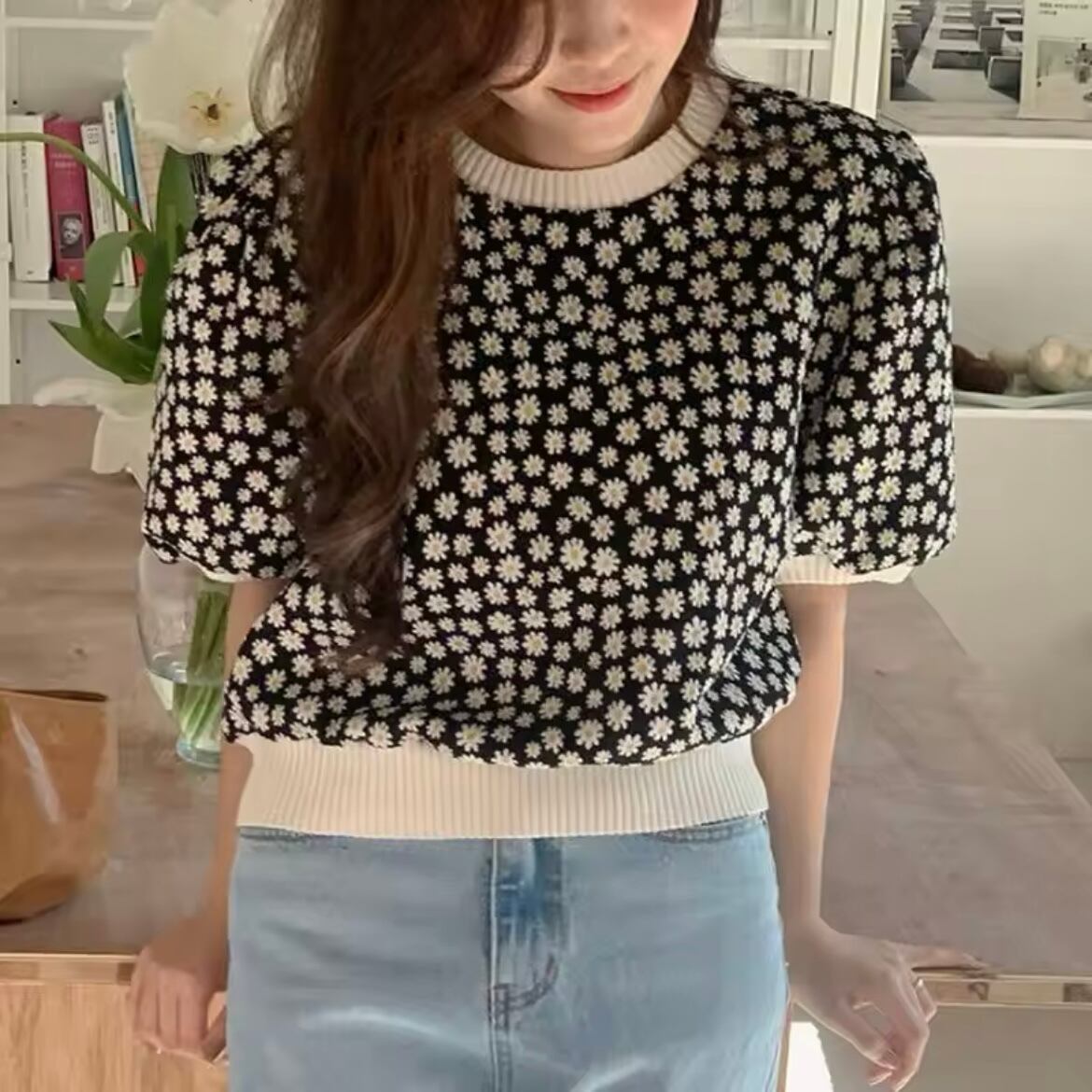 デイジーニットトップス