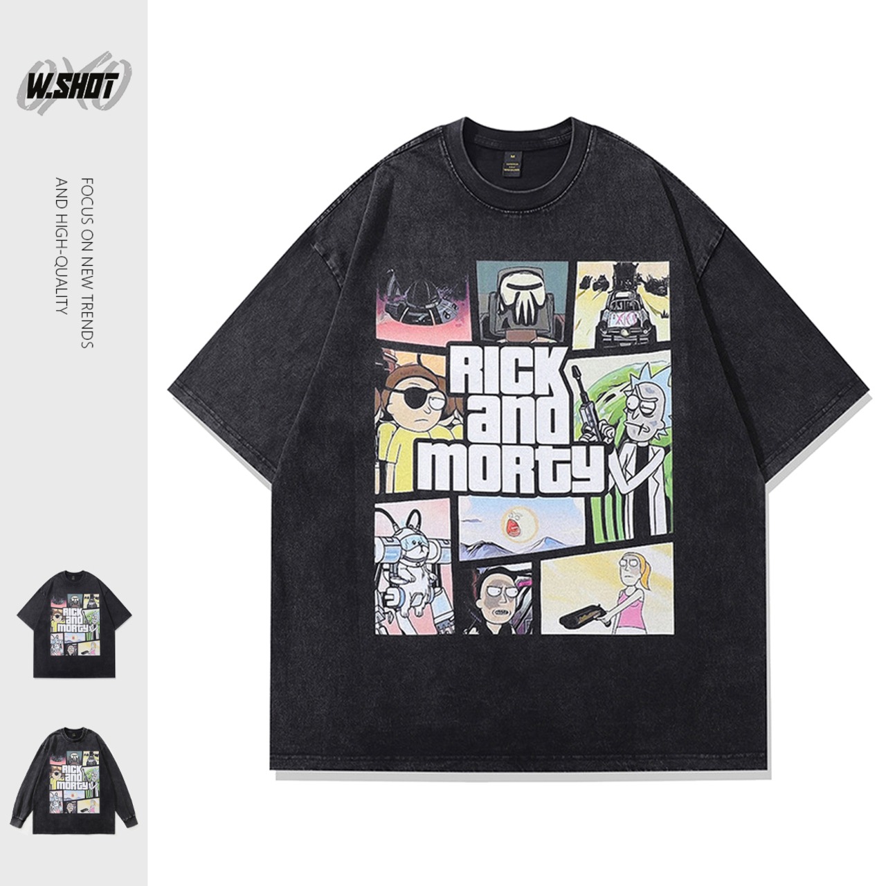 VINTAGE ストリート リックアンドモーティ Tシャツ T1467