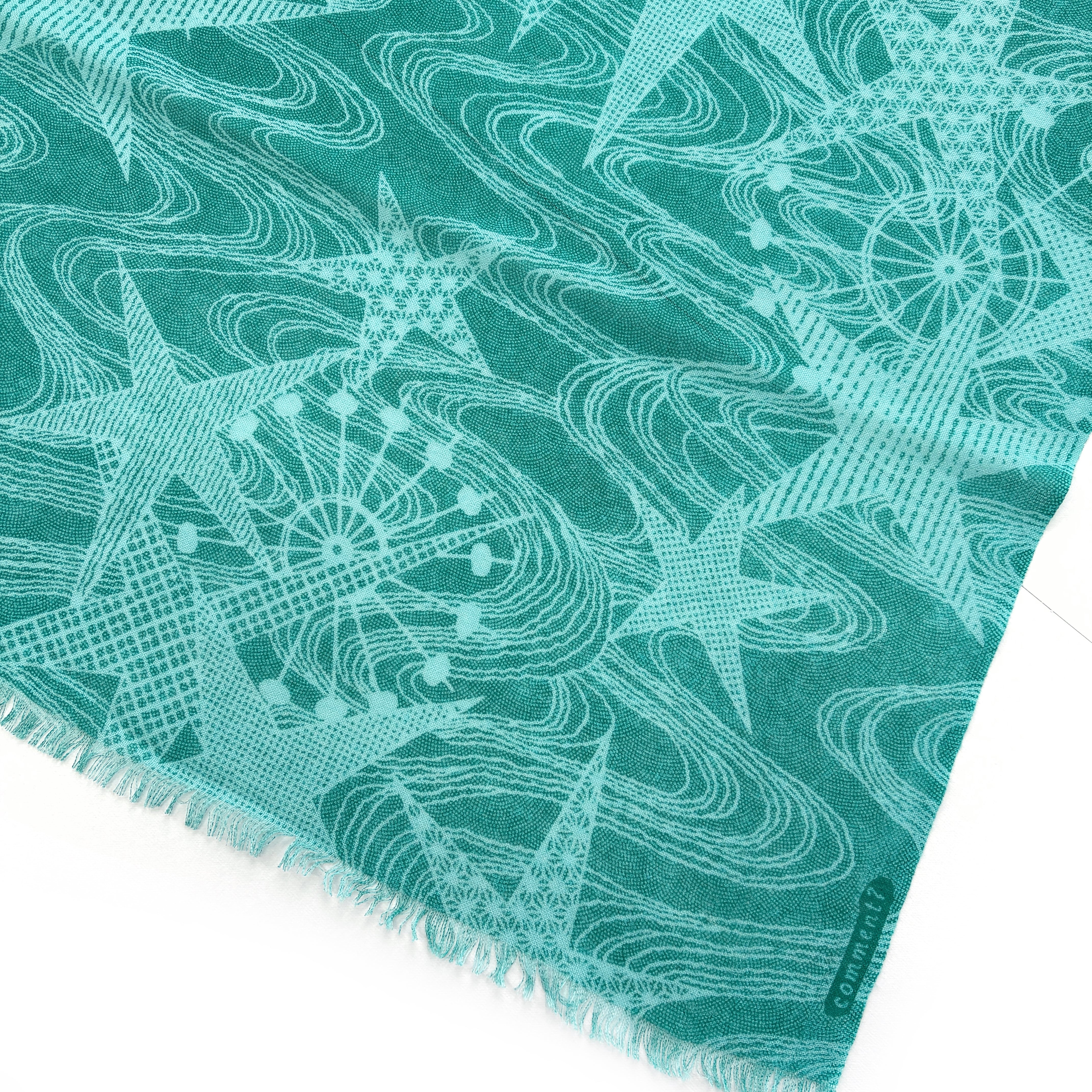 廣瀬染工場【comment?】江戸小紋ストール ミルキーウェイ | ウスキ呉服店