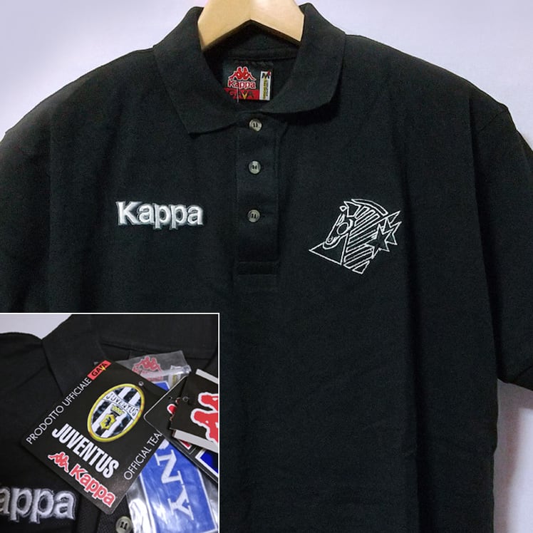 Kappa ストライプポロシャツ SONY ユベントス　sサイズ Kappa ストライプポロシャツ SONY ユベントス sサイズ Kappa