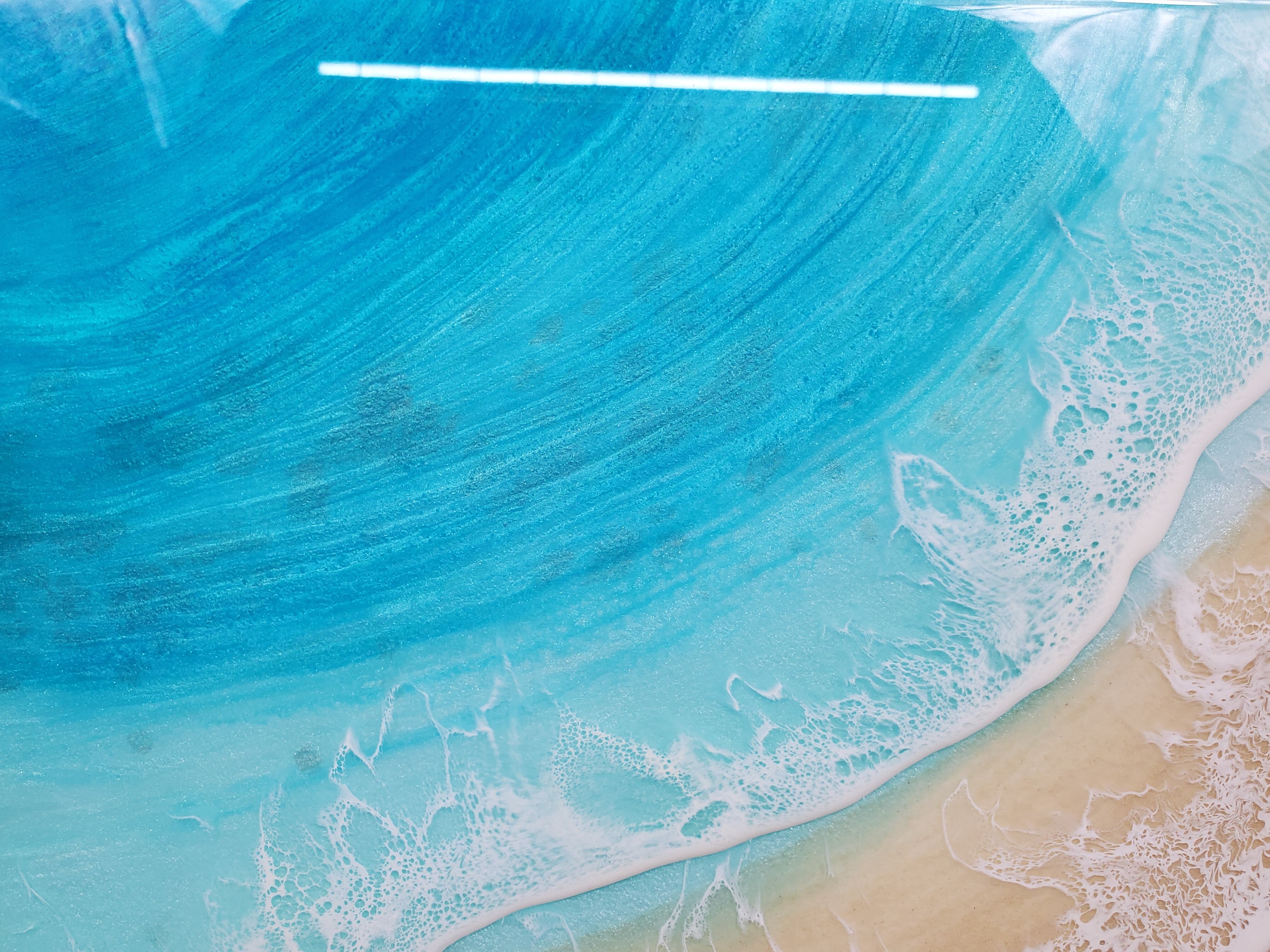 85.オーシャンレジンアート 2waveコーラルパターン