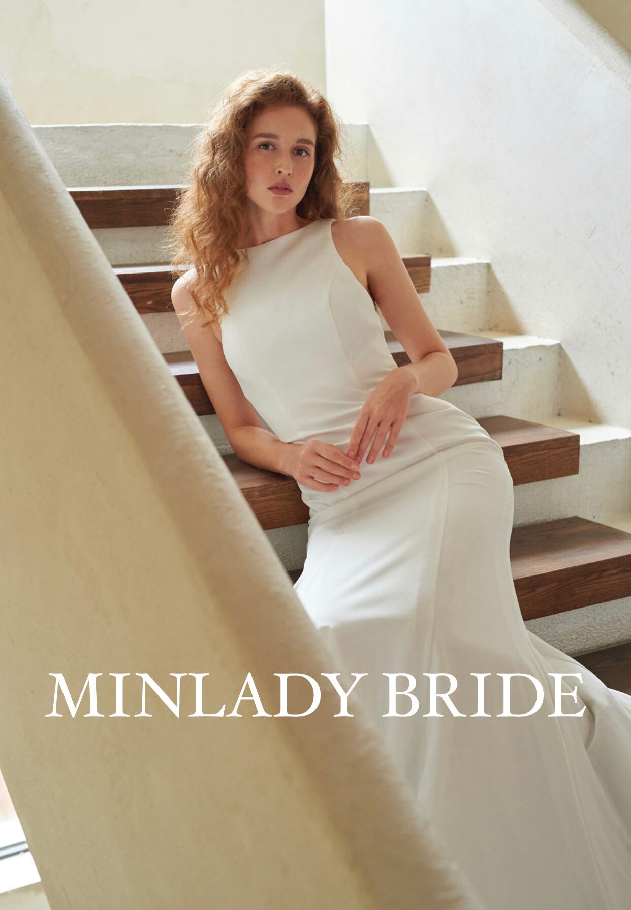 シンプル マーメイド ウェディングドレス | MINLADY BRIDE