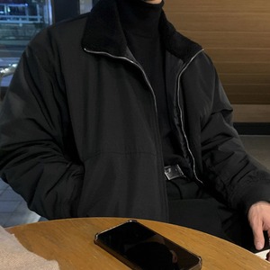 ダブルジップシンプルブルゾン　MT0080356