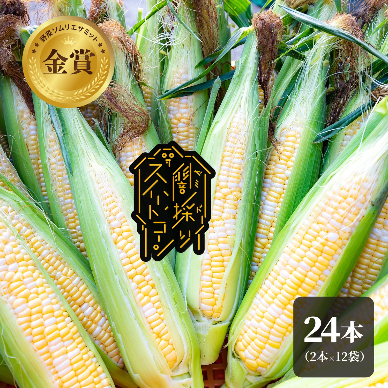 闇採りスイートコーン(24本)