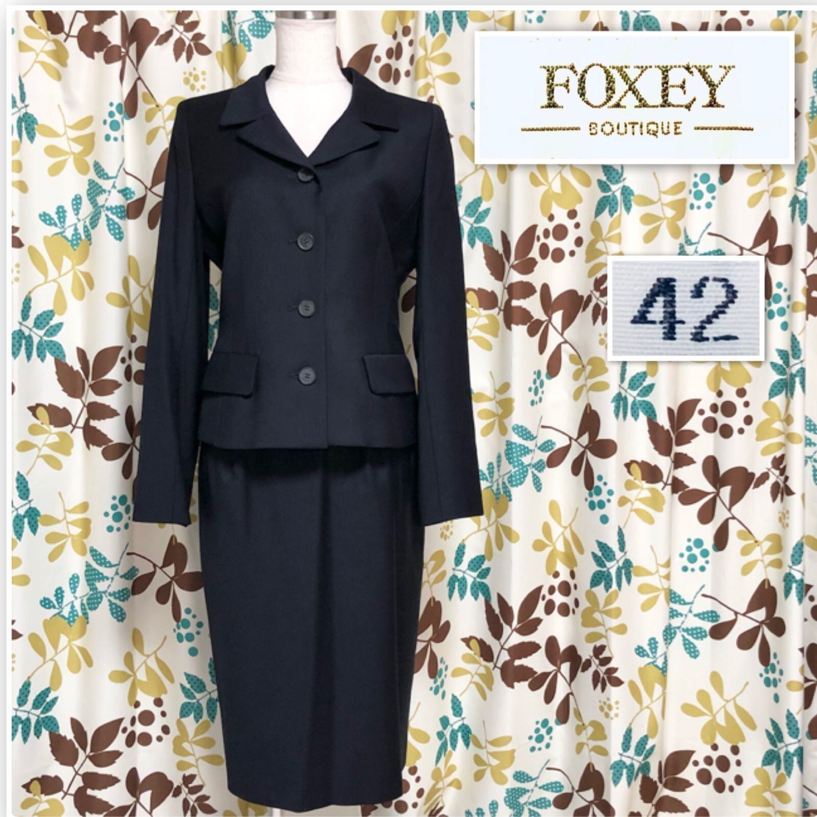 □美品□希少カシミヤ混□FOXY BOUTIQUE フォクシーブティック □美品□希少カシミヤ混□FOXY BOUTIQUE フォクシーブティック