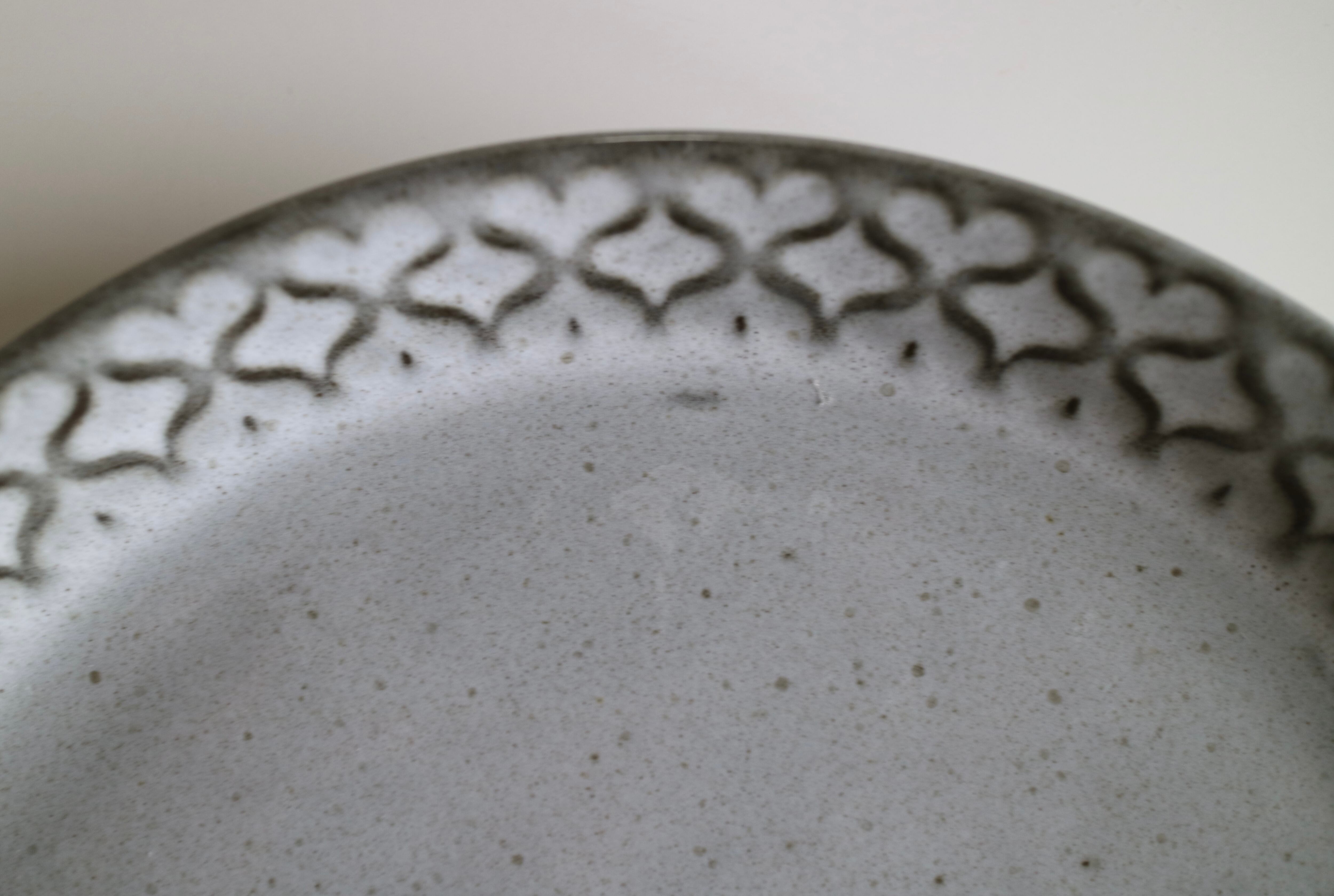 美品 クイストゴー　コーディアル　ブラック　ケーキプレート 美品 クイストゴーコーディアルブラックケーキプレート