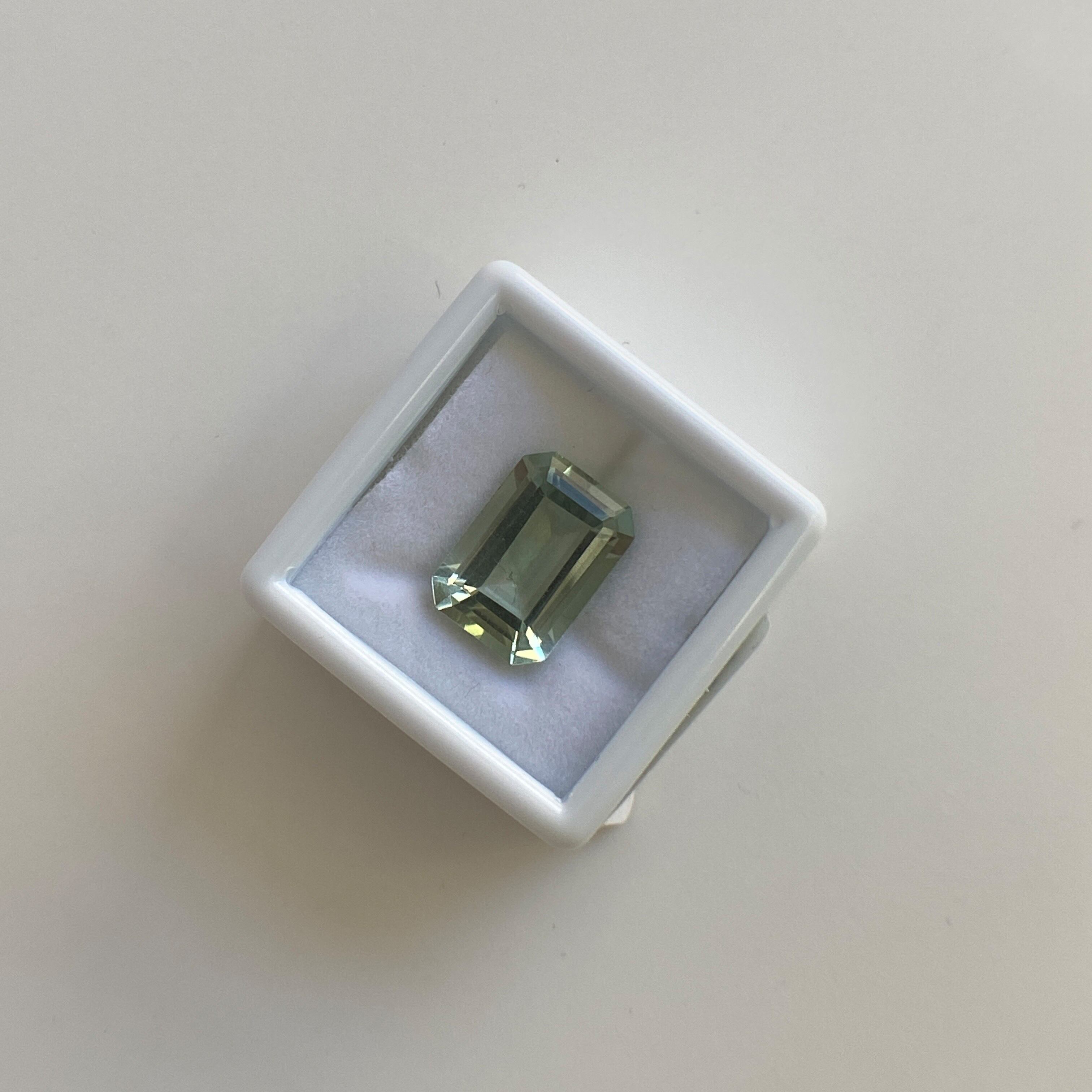 Green Amethyst 5.51ct オクタゴン kg-0054