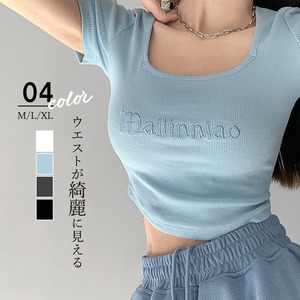 【即納送料無料】ショートTシャツ レディース 韓国風｜fa2712