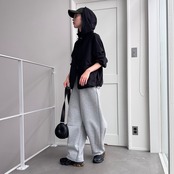 多機能ナイロンWジップPK/ブラック