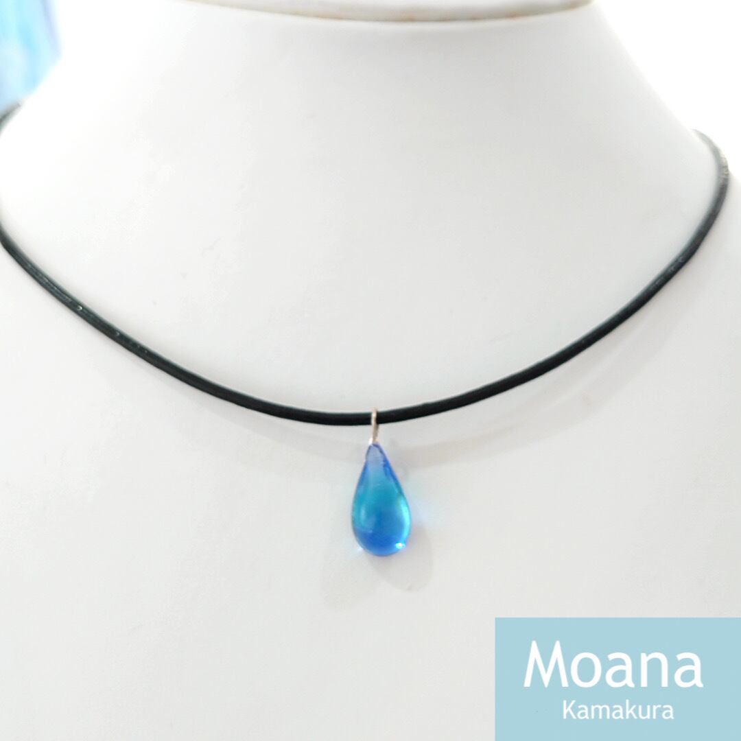 ドロップネックレス | 鎌倉・小町のガラス＆シルバーアクセサリーMoana