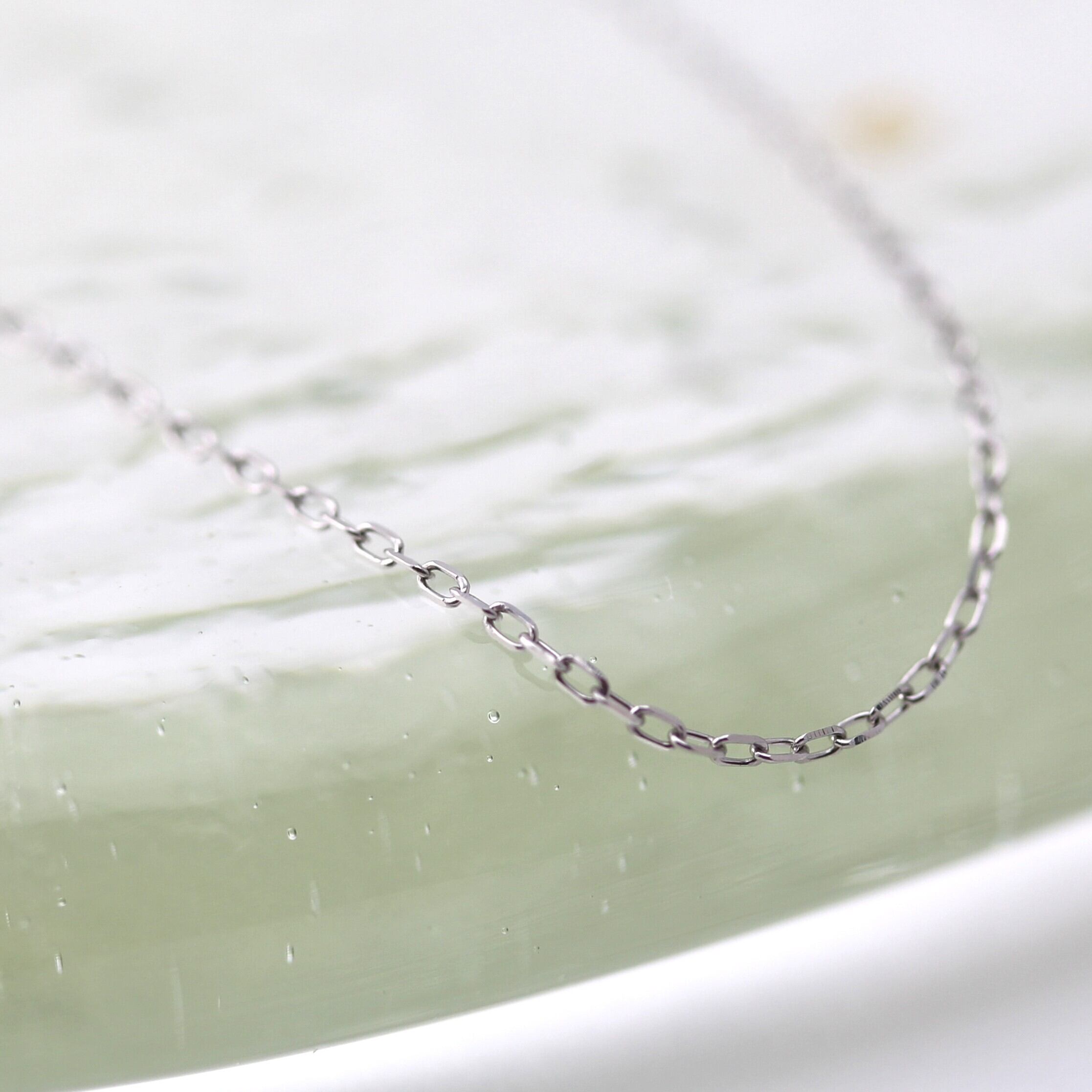 Pt850 チェーンネックレス 45cm〈シャイン〉 No.192 | Pay ID