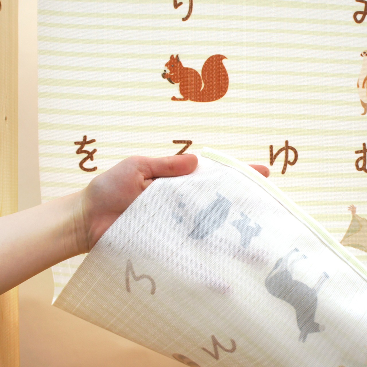 【受注生産】知育のれん　幅85×丈150㎝　11241