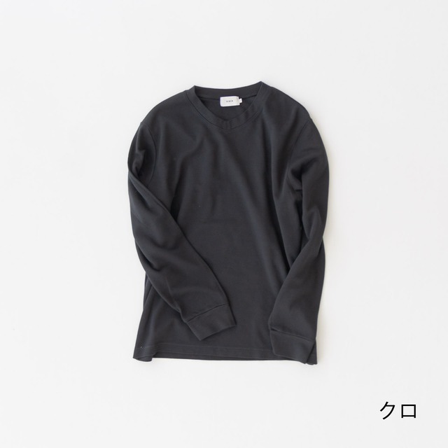 リネン RINEN 40/1引き揃えスーピマミラノリブ Vネック(R17500)全4色