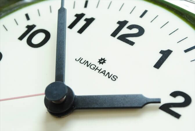ドイツ製 JUNGHANS 陶器フレーム 壁時計 ユンハンス ヴィンテージ