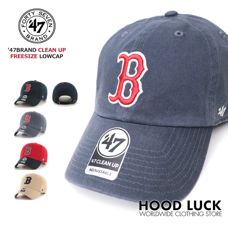 47BRAND キャップ 47' クリーンナップ レッドソックス BOSTON RED SOX