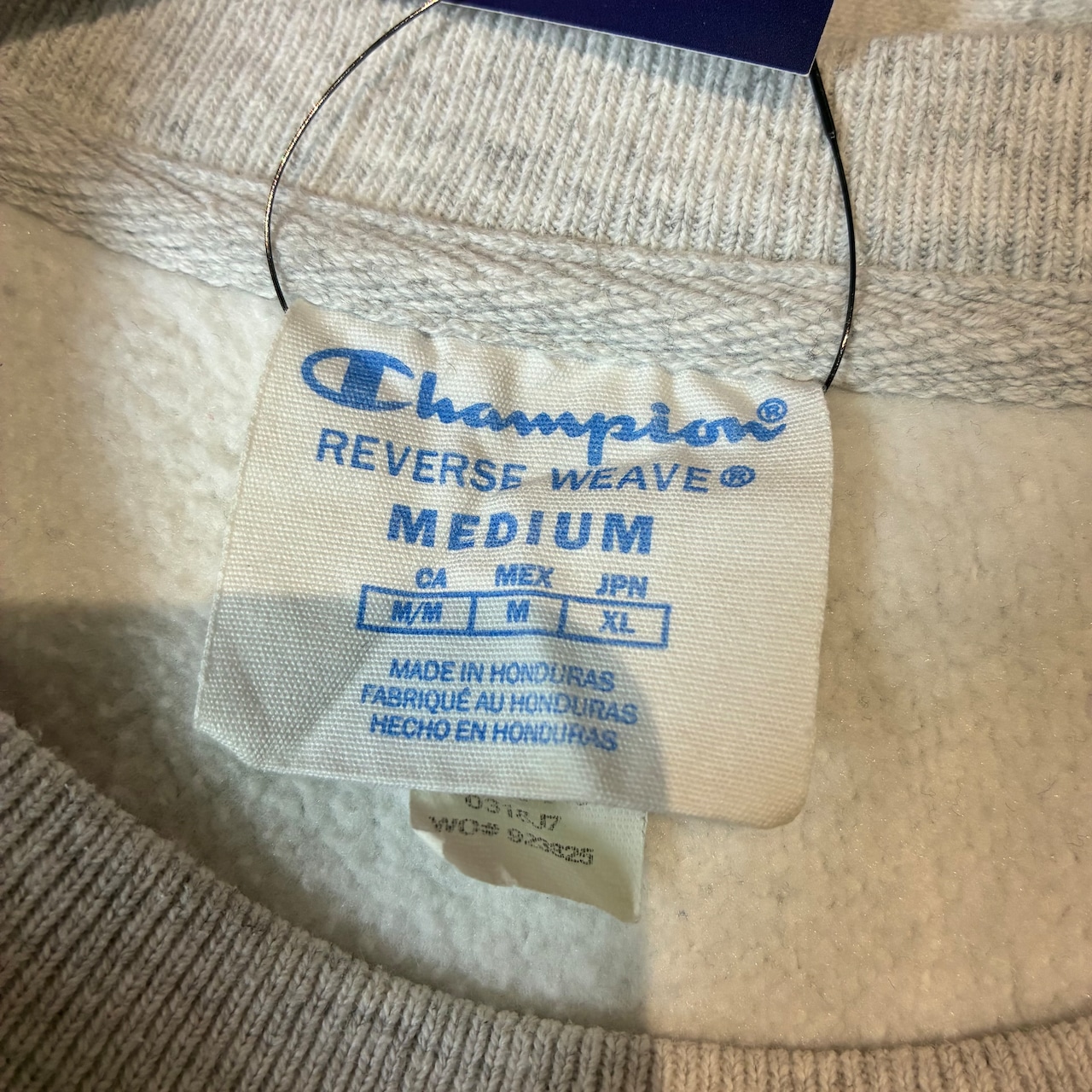00s Champion REVERSE WEAVE ウェストモント カレッジスウェット グレー