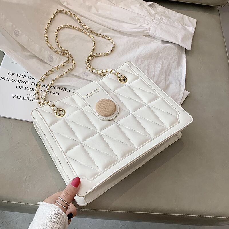 Shangxin insスーパーファイアバッグ女性2020人気の新しい新しいトレンディなワンショルダーウエストバッグファッションメッセンジャーオールマッチチェーンチェストバッグ Tiancai_Wing_Bag3166646