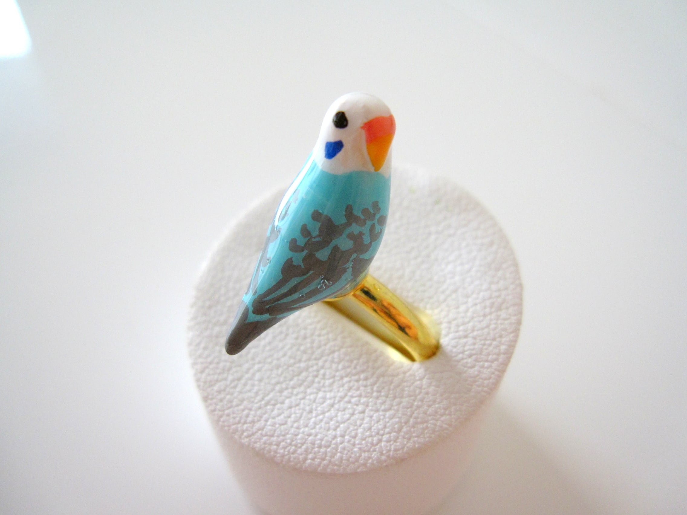 セキセイインコ（エメラルド）の指輪 10号フリー | Pay ID