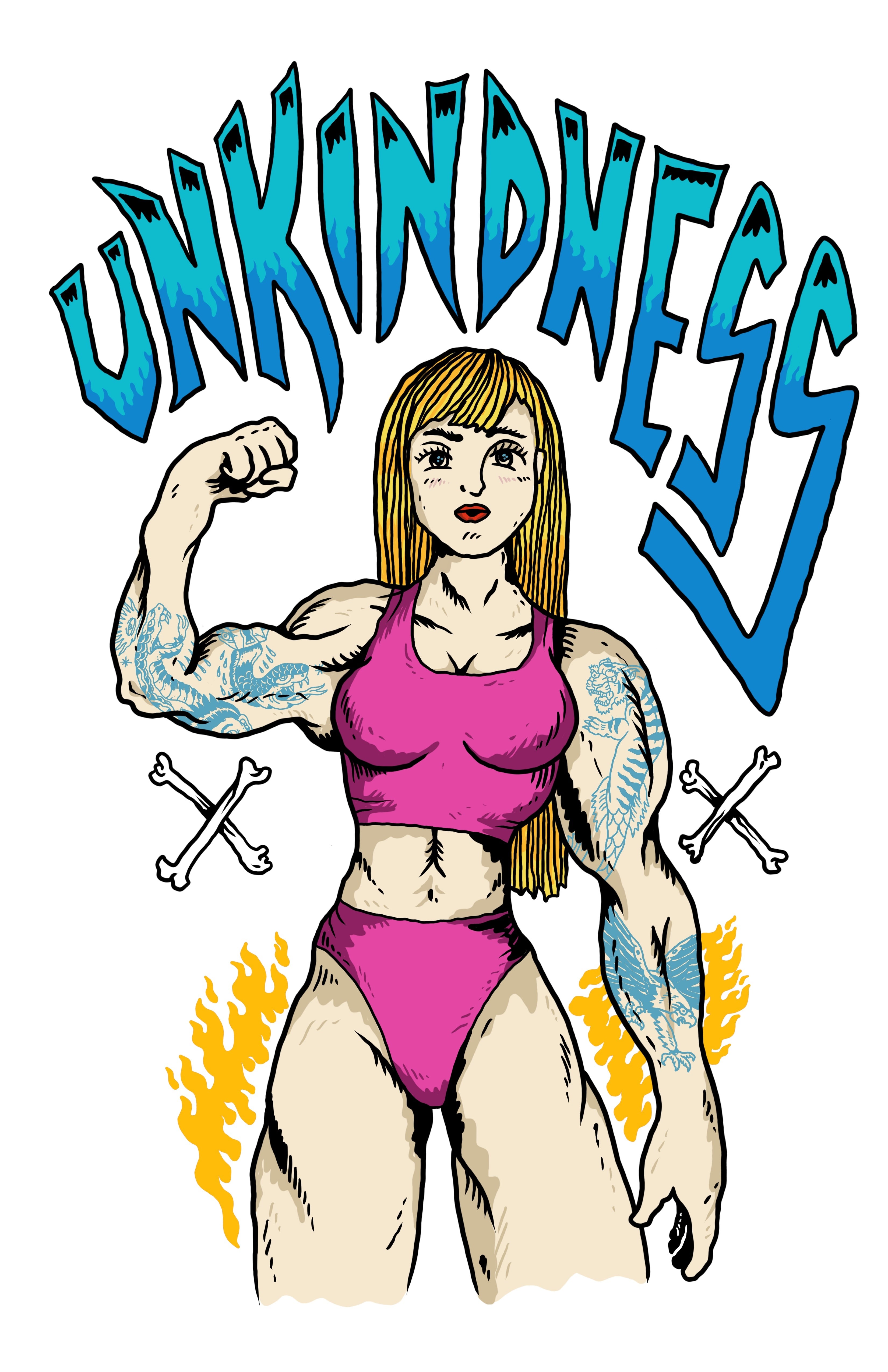 ちゃんよた」選手VS UNKINDNESS コラボ LONG SLEEVE 長袖Tシャツ