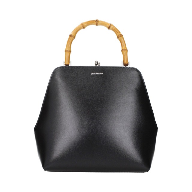 JIL SANDER ジルサンダー レディース ハンドバッグ レザー ブラック