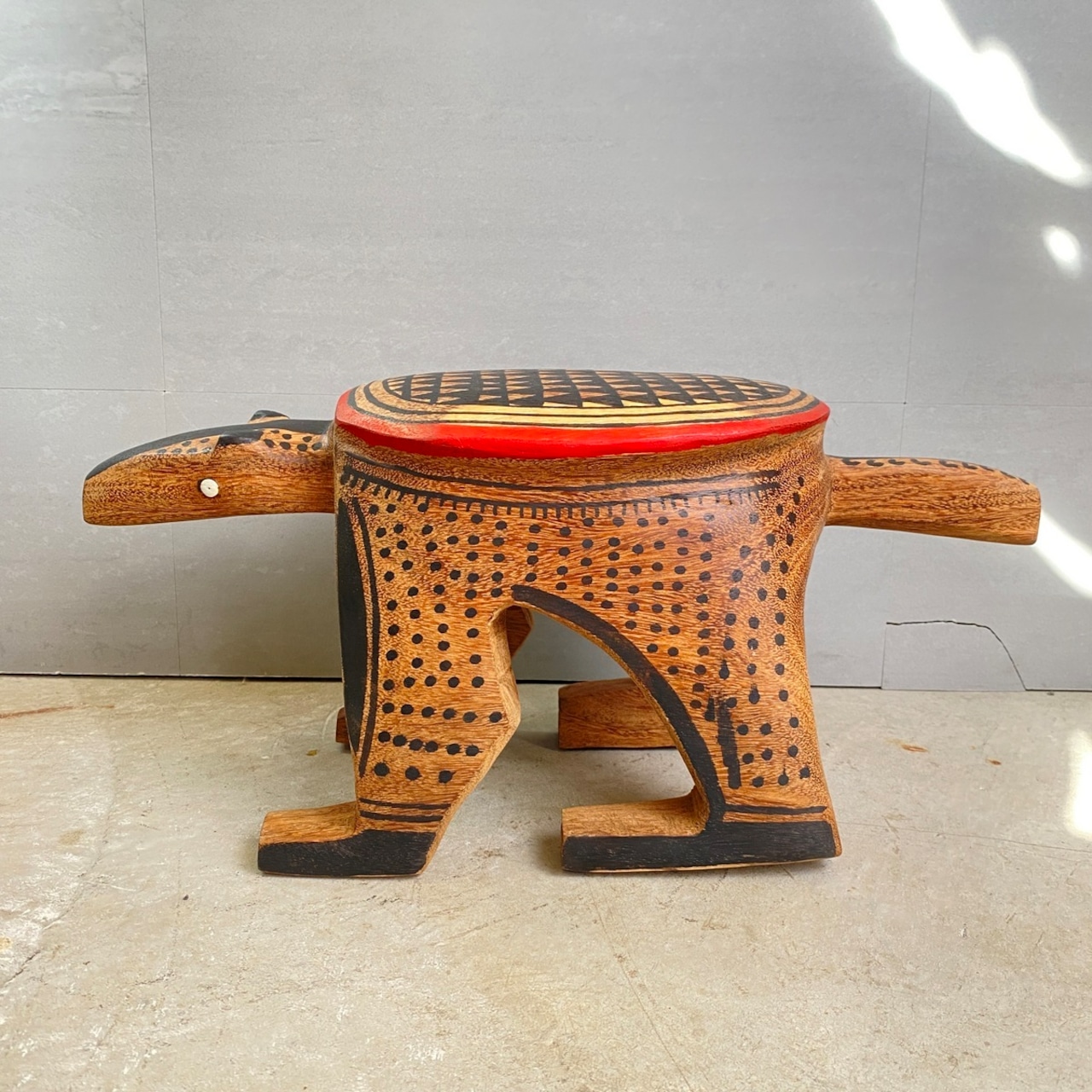 ブラジル先住民族の椅子 ワウラー族 アリクイ3(送料着払い)