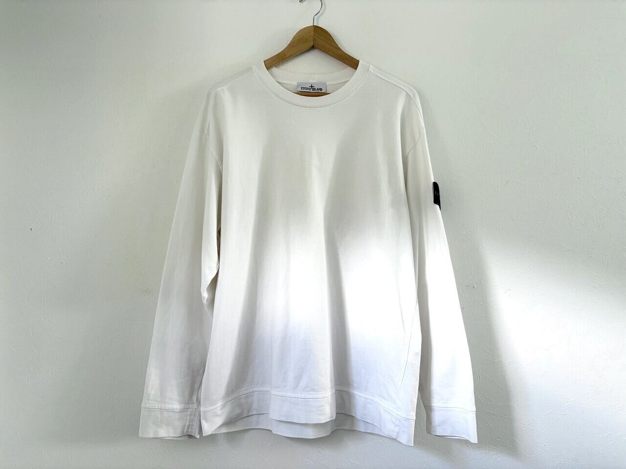 STONE ISLAND Heavy cotton long T-shirt