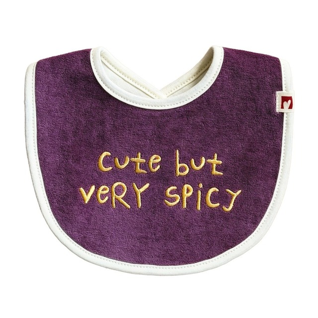 mwahmwah / Lettering Bib / Violet