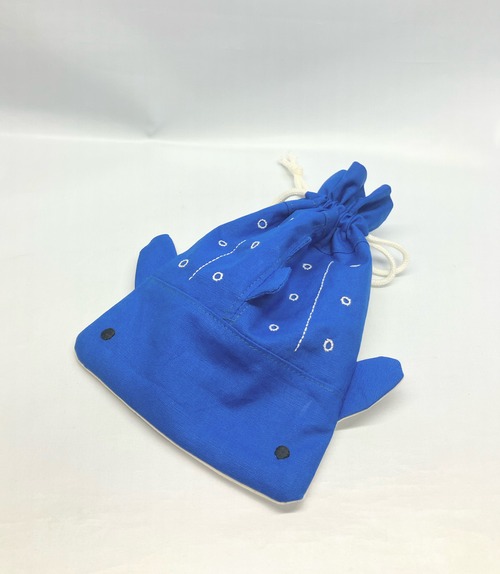 ジンベイザメ　巾着袋　給食袋｜とりさん工房ーかわいいハンドメイドポーチ