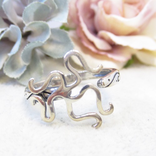 9～12㎜  フリー爪   S925 前開リング台 AS