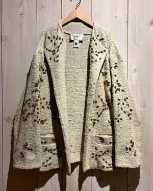 【a.k.a.C.a.k.a vintage】“FENDI” Embroidery Design Vintage Silk Haori Jacket