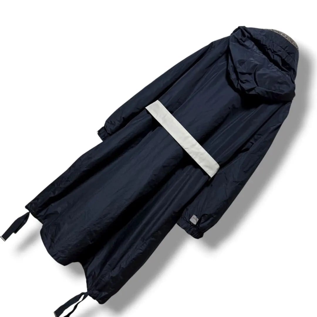 MaxMara リバーシブル ビジュー装飾付き フードロングコートオーバー