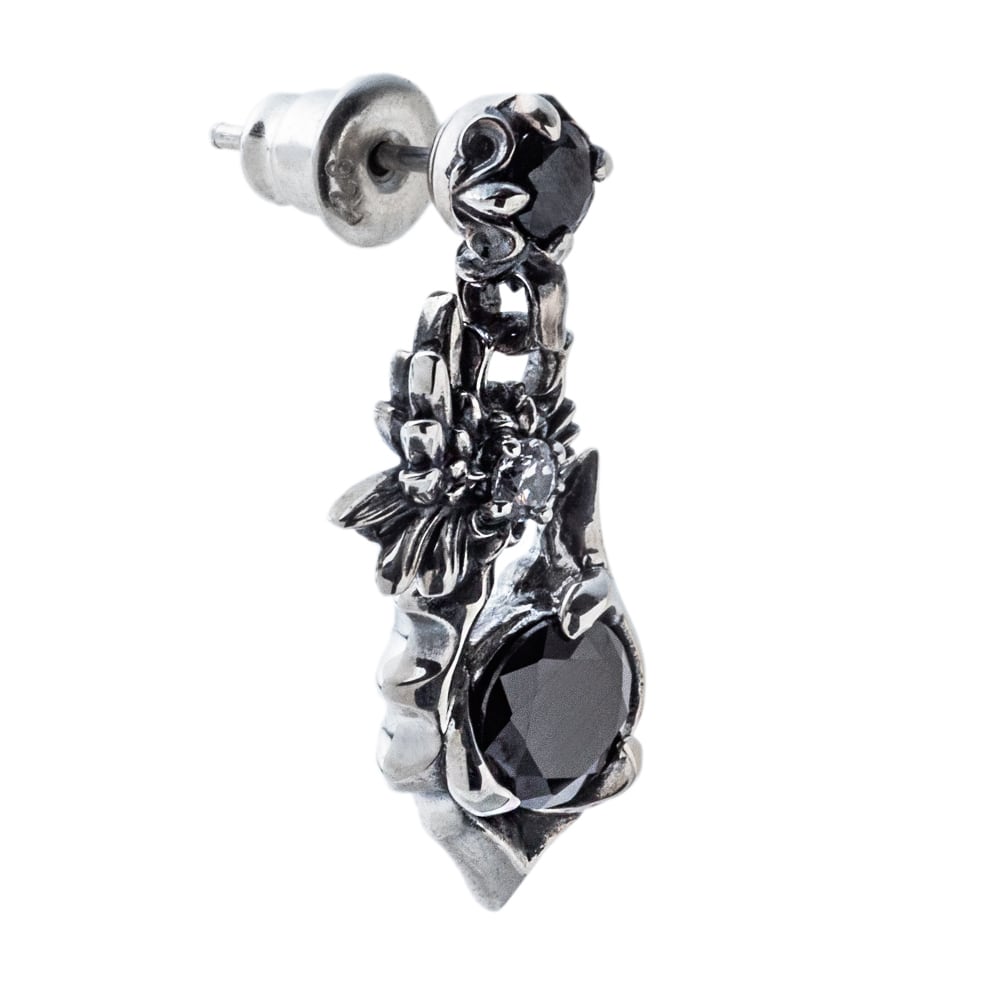 フィッシュフックピアス 片耳用 ACE0181 Fish hook earrings シルバー