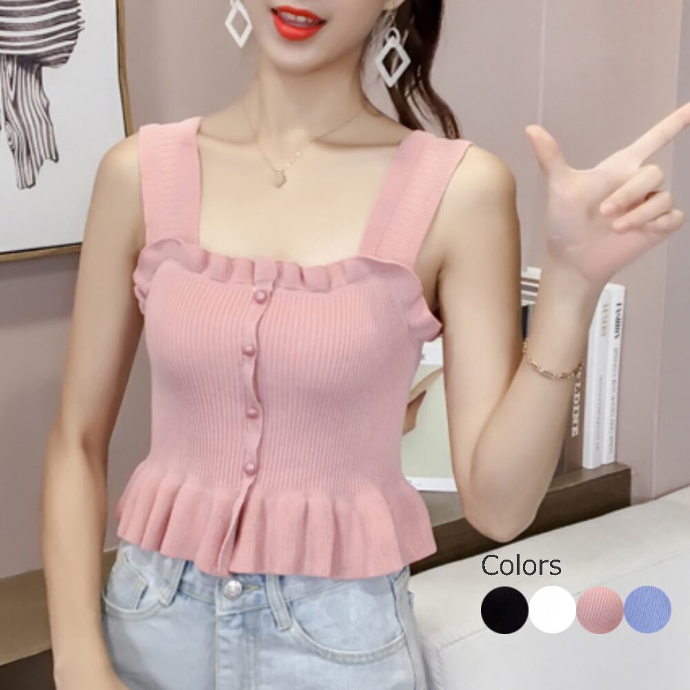 タンクトップ ノースリーブ レディース セクシー 重ね着 おしゃれ ブラウス