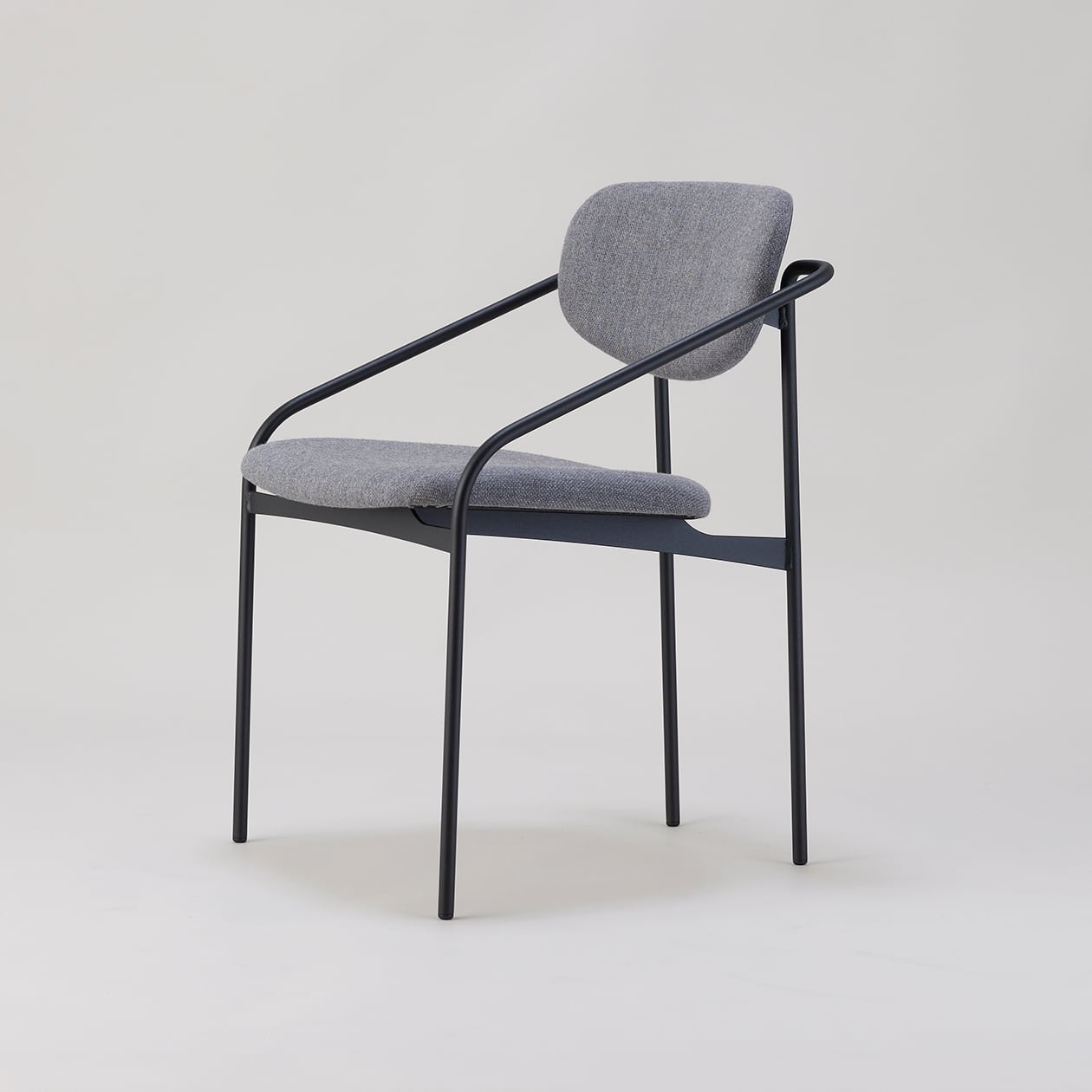 CRANKサイドチェア【FCF2471 FB-A】 ダイニングチェア アームチェア 鉄