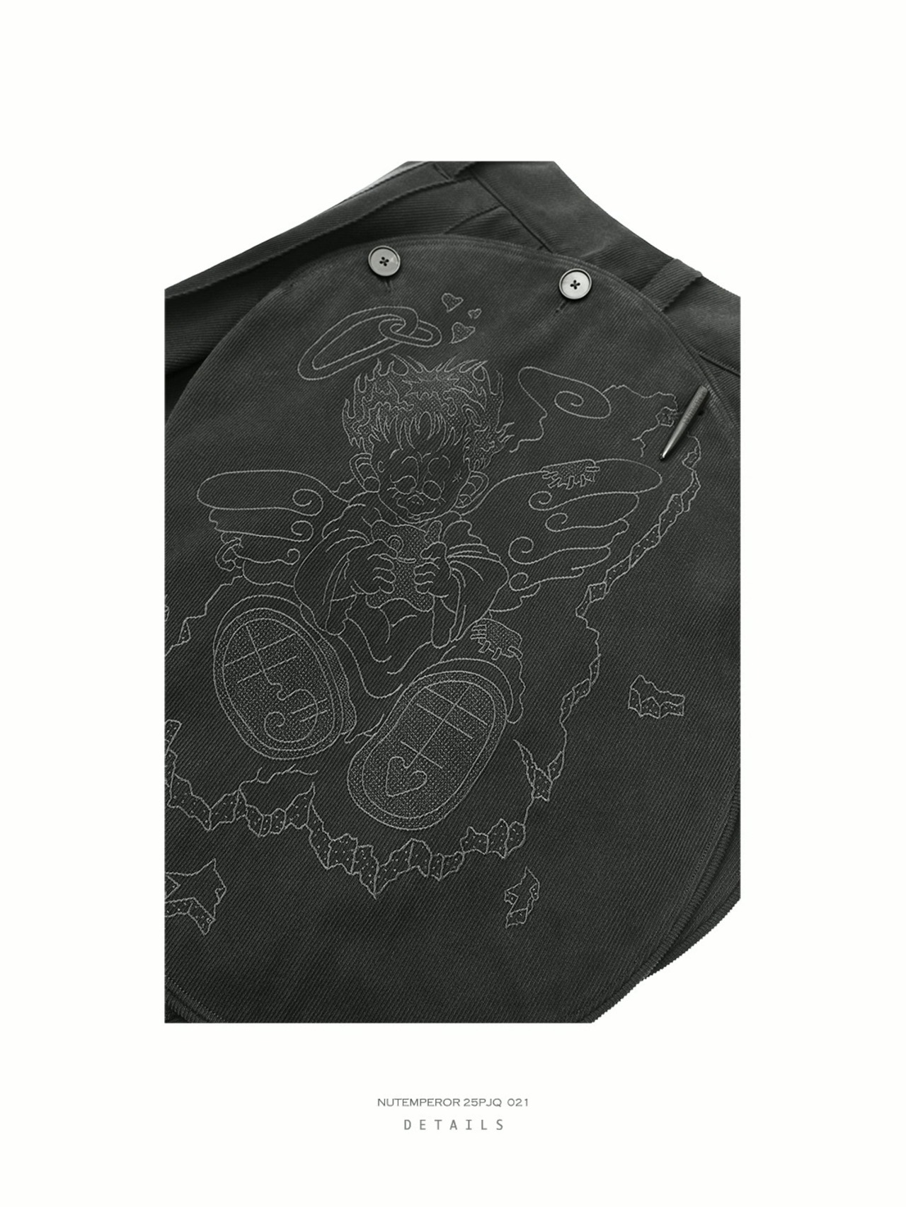 NUTEMPEROR Quip Project 021 Wool Blend Wide Trousers