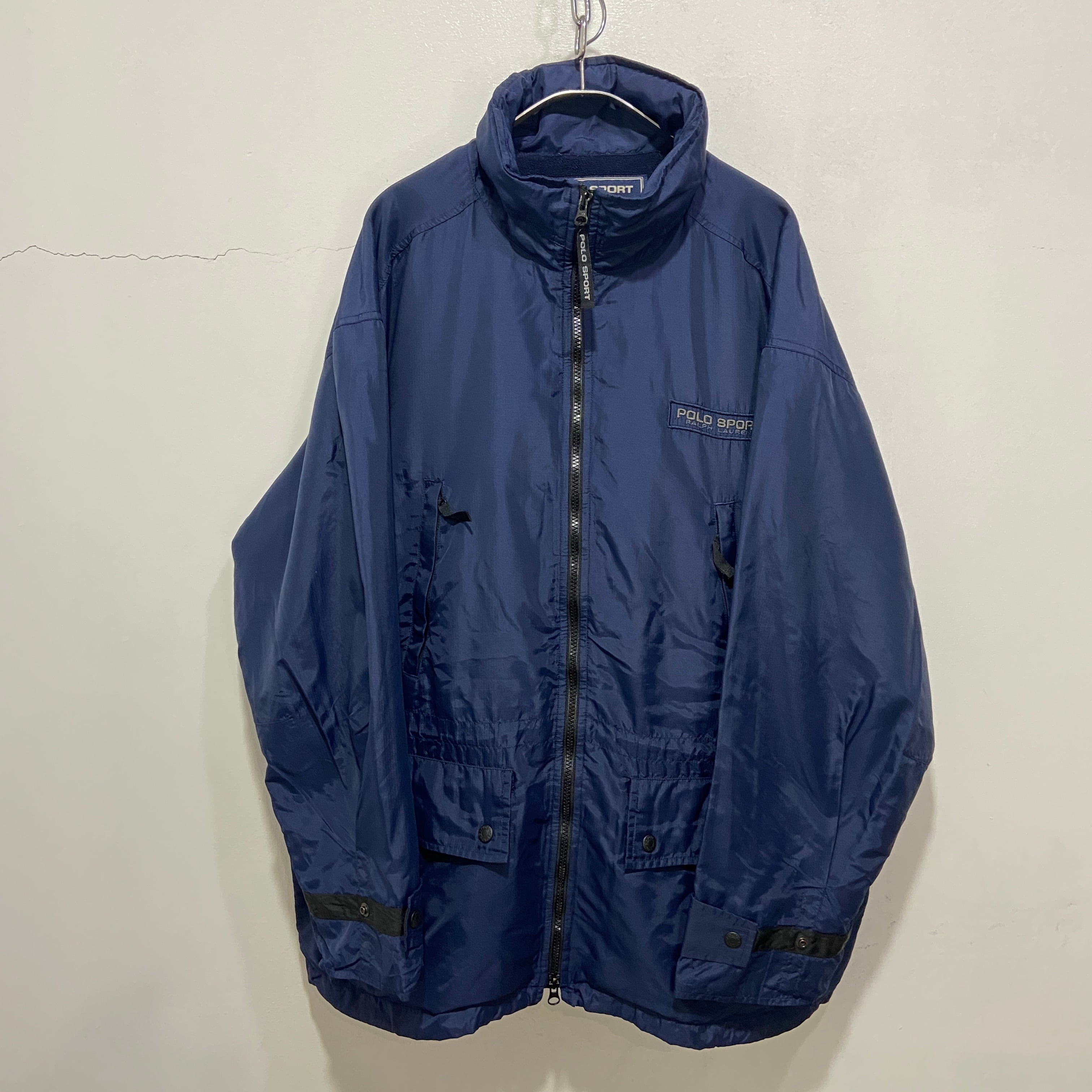 90s POLOSPORT ラルフローレン マウンテンジャケット 紺 XL相当 90s POLOSPORT ラルフローレン マウンテンジャケット 紺 XL相当