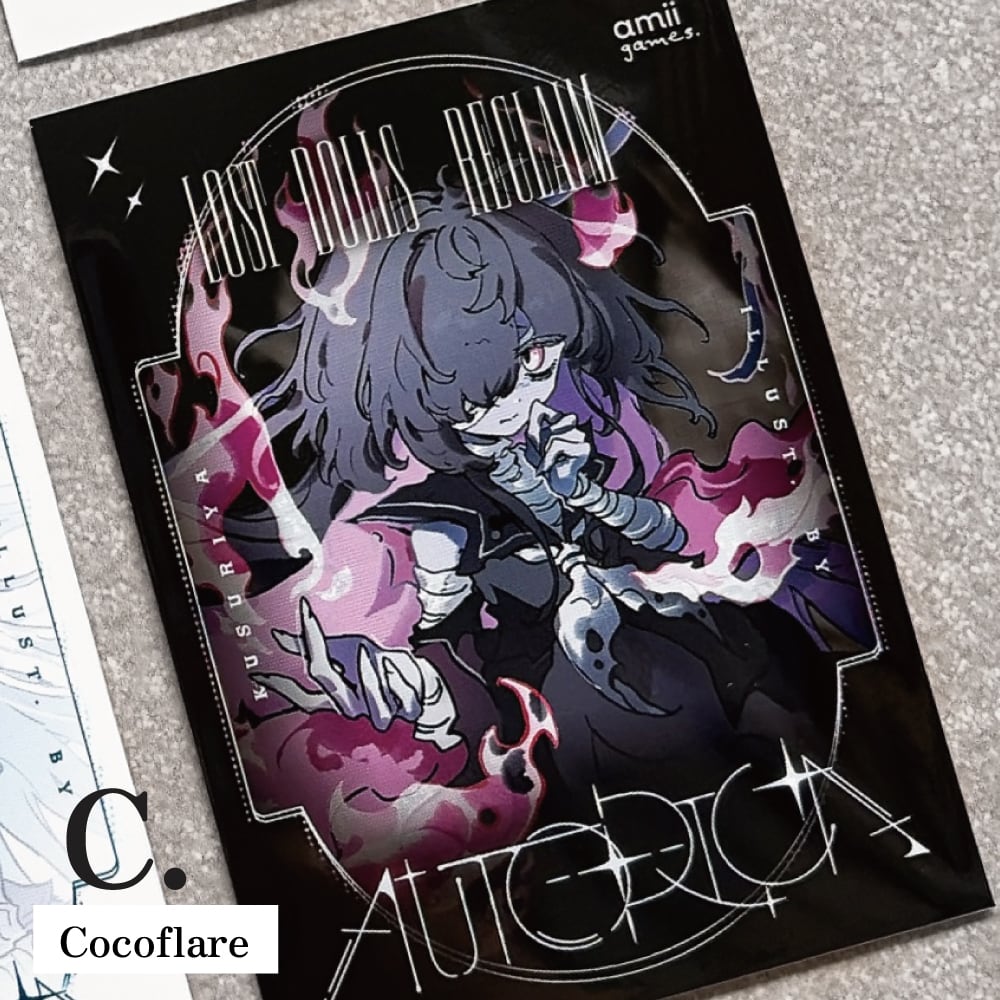 6/6新作】autorica（オートリカ） / amii games.コラボ カードスリーブ