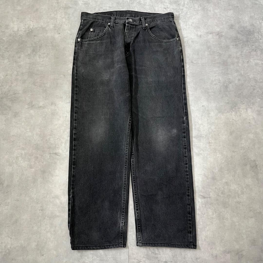 Wrangler ラングラー W32 ブラック デニム 古着 黒 16366