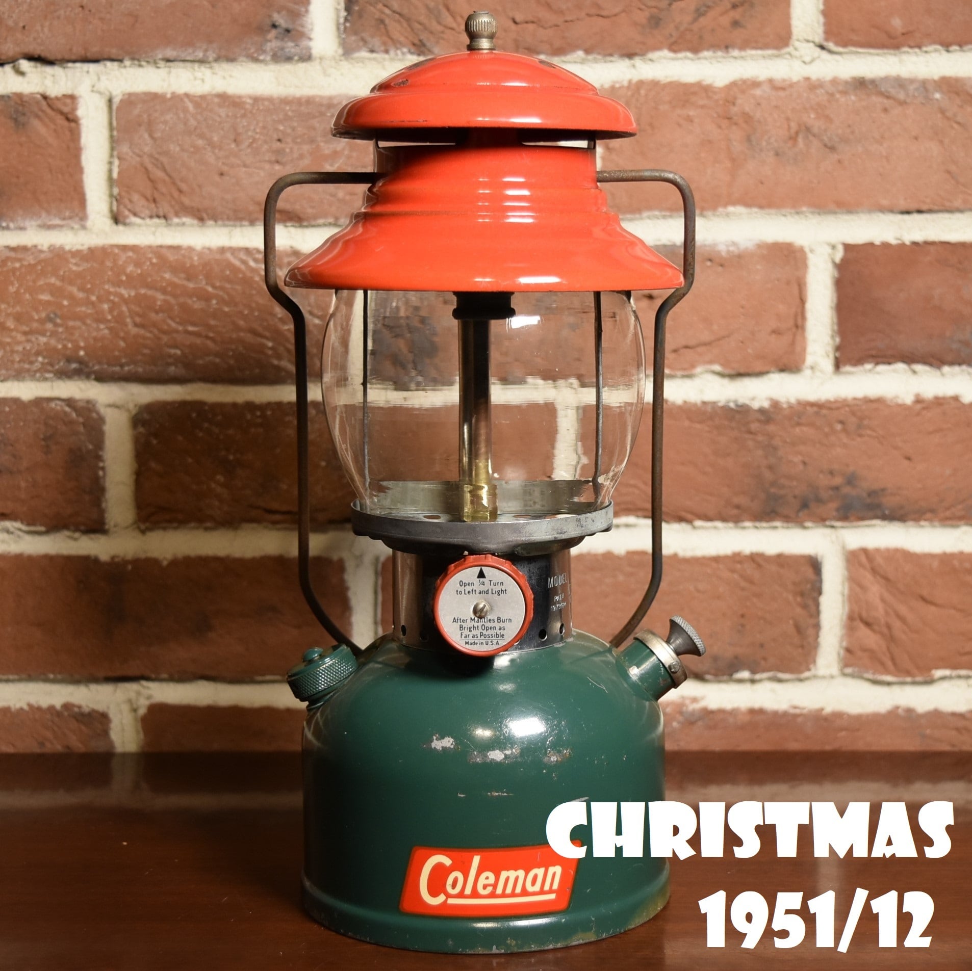 コールマン 200A 1951年12月製造 CHRISTMAS クリスマス ランタン COLEMAN デカール貼付最初期モデル 完全オリジナル 美品  | スーパービンテージデポ【Super Vintage Depot】