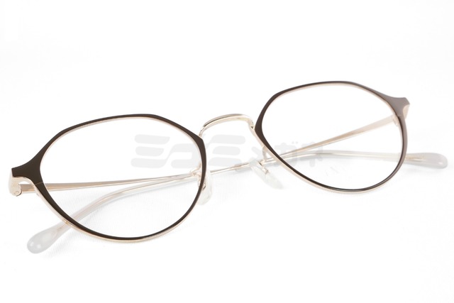 INTIMITE by EYEVAN メガネ INE-5003 Col.BRN / G クラウンパント 47サイズ 七宝リム 眼鏡 アンティミテ 佐々木希 アイヴァン 鯖江 日本製 正規品-4枚目