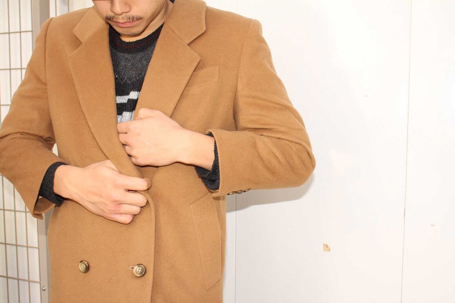 90s Burberrys Wool & Cashimere coat