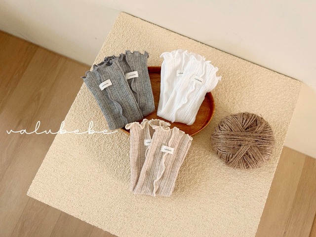 valu bebe［取寄］eyelet zelge socks 26summer
