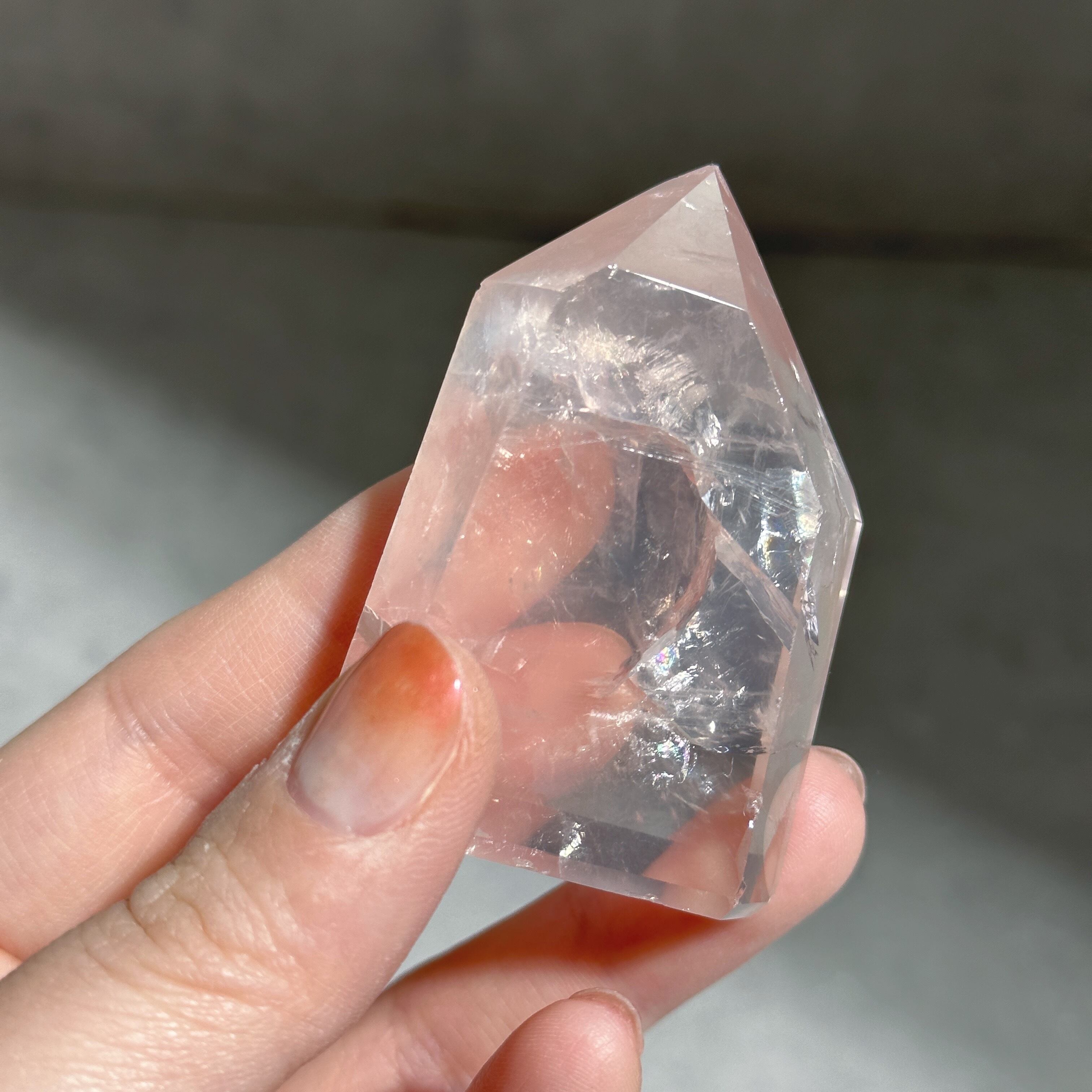 ローズクォーツタワー41◇ Rose Quartz Tower ◇天然石・鉱物