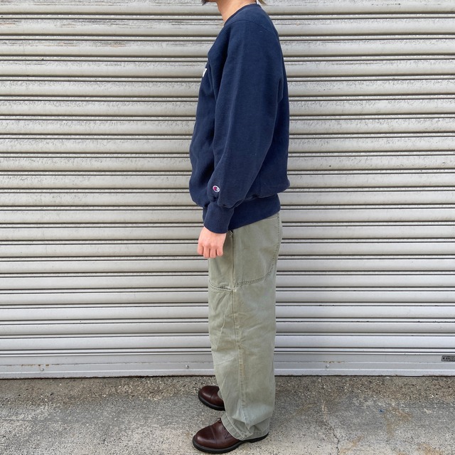 90s Champion メキシコ製 リバースウィーブ カレッジロゴ 紺 L