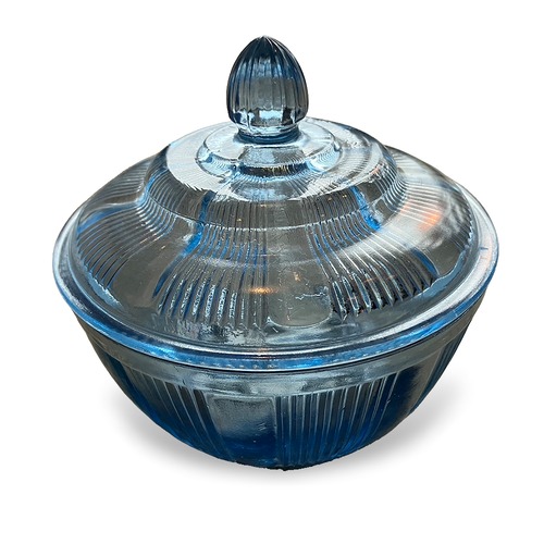 【大正～戦前ガラスのキャンディポット】