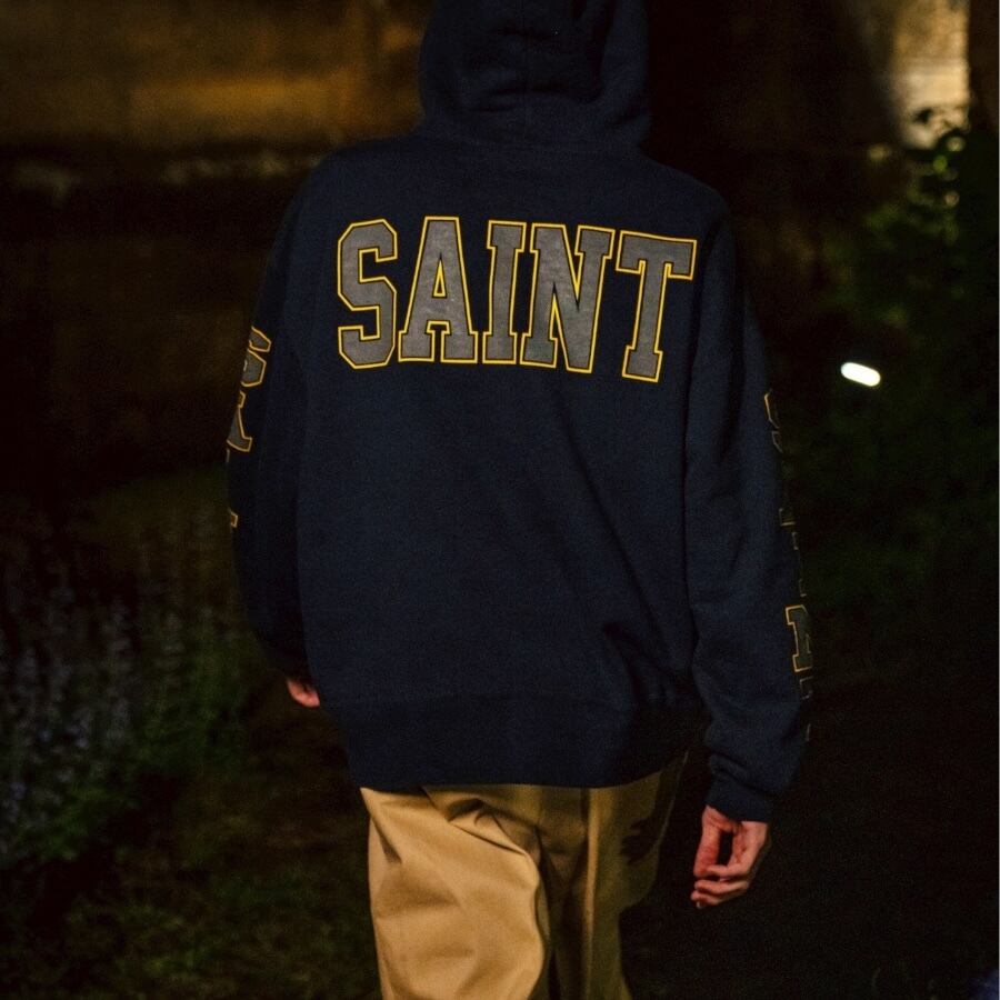 SAINT Mxxxxxx】SM-HR1-0000-055/HOODIE/SAINT/NAVY | AYIN