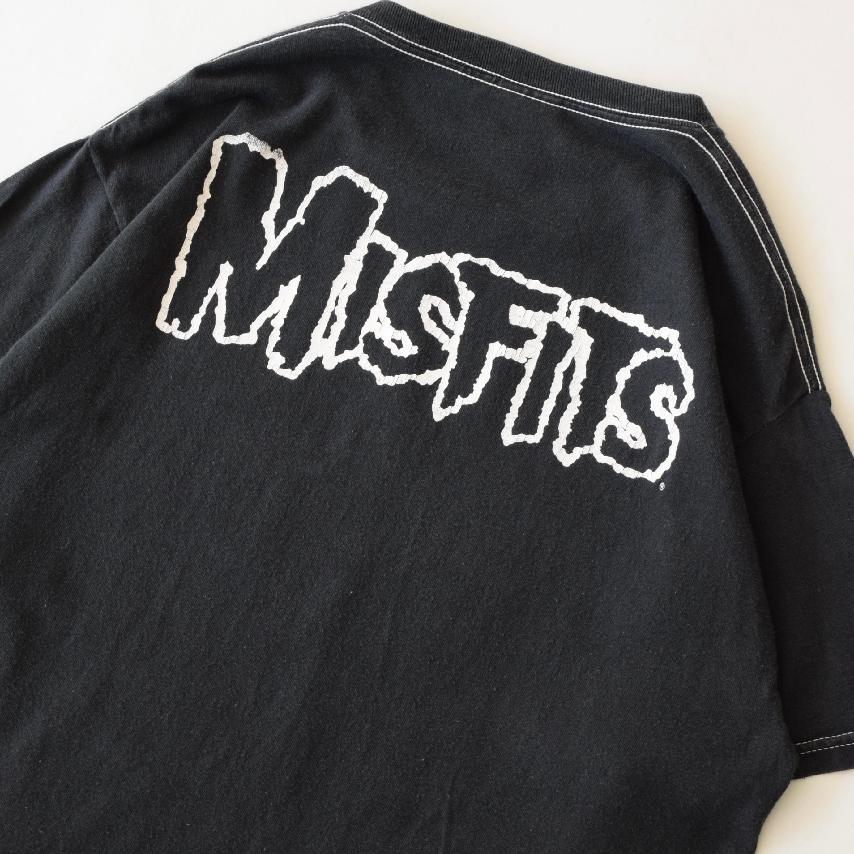 04 MISFITS Tシャツ バンド メンズ M ブラック ミスフィッツ 古着