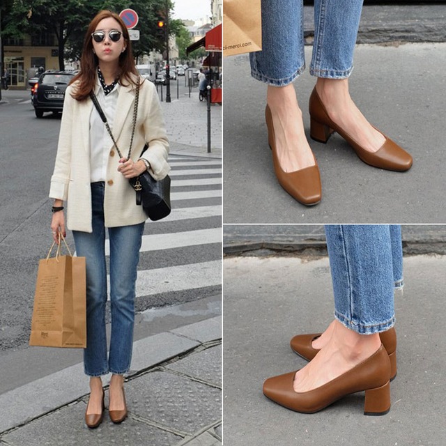 レディーススプリングオータムシングルレッドイブニング 靴 シューズ 春物 秋物 スクウェア 部族の婦人靴5566804