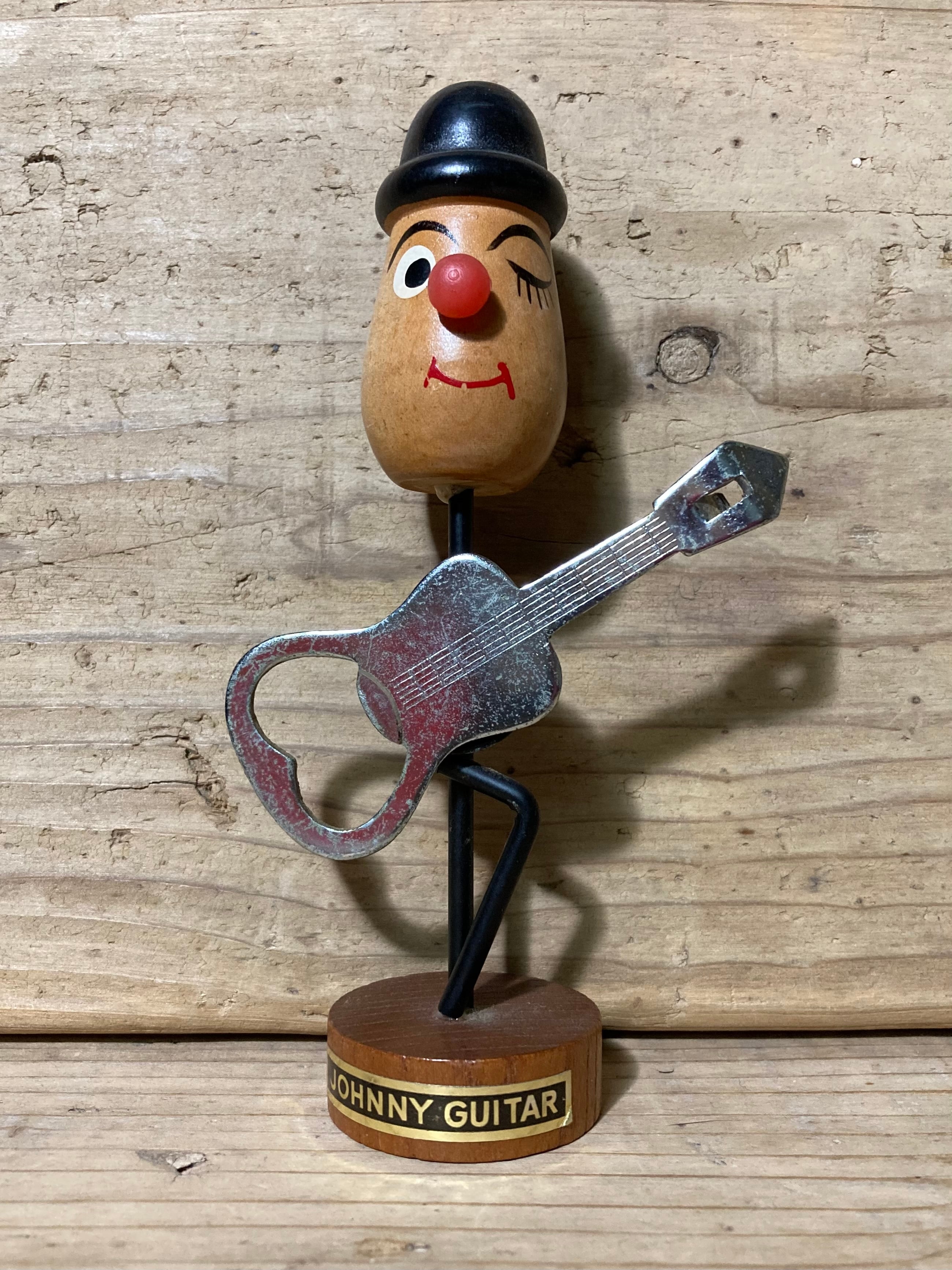 VINTAGE JOHNNY GUITAR BOTTLE OPENER (beady antiques)